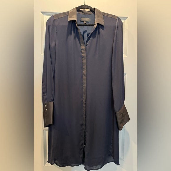 JCREW BLACK LABEL Colorblock Shirt Dress - Picture 6 of 9